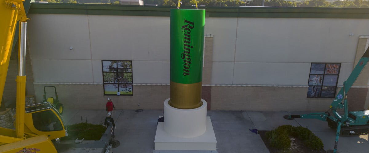 Big Green Shotshell being installed at Remington factory